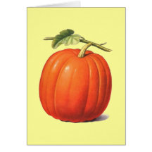 Vintage Pumpkin Card