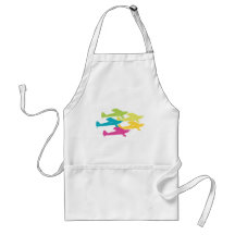 Vintage Punk Airplanes Prop Plane Design Apron