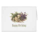 Vintage Puppy Card-Own Personal Saying
