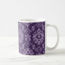 Vintage Purple Damask (14) Mug