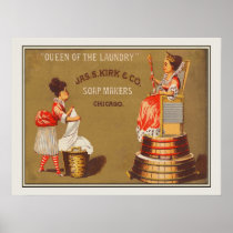 Vintage Queen of the Laundry Soap Ad