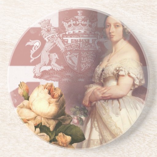 Vintage Queen Victoria Drink Coaster