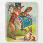 Vintage Rabbit Musician mousepads