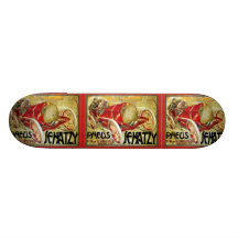 Vintage Racing Car Design Skateboard Deck