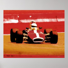 Vintage Racing in Colour Print