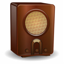 Vintage Radio Acrylic Cut Out