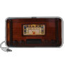 Vintage Radio - Dark Wood Iphone Speakers
