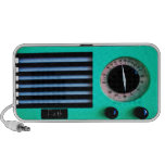 Vintage Radio - Turquoise Pc Speakers
