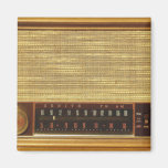 Vintage Radios in Wood Refrigerator Magnets