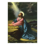 Vintage Religion, Jesus Christ Praying, Gethsemane Custom Announcement
