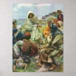 Vintage Religion, Sermon on the Mount, Copping Print