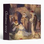 Vintage Religious Christmas, Nativity Magi Wisemen Binders
