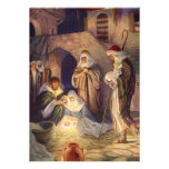 Vintage Religious Christmas, Nativity Magi Wisemen Announcement