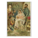 Vintage Religious Nativity Christmas Card