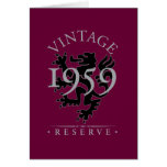 Vintage Reserve 1959 Greeting Cards