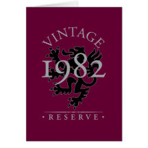 Vintage Reserve 1982 Cards