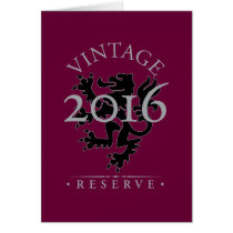 Vintage Reserve 2016 Card