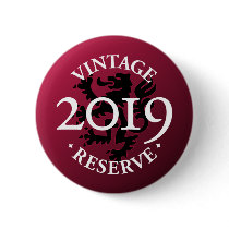 Vintage Reserve 2019 Pinback Button