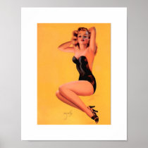 Vintage Retro Billy DeVorss Pin UP Print