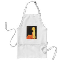 Vintage Retro Billy DeVorss Pinup Girl Apron