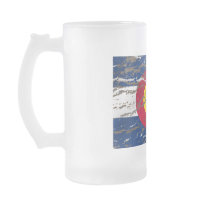 Vintage Retro Colorado State flag Coffee Mugs