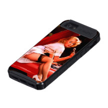 Vintage Retro Gil Elvgren Car Mechanic Pinup Girl Case For iPhone 5