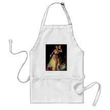 Vintage Retro Gil Elvgren Christmas Eve Pinup girl Apron