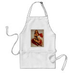 Vintage Retro Gil Elvgren Glamour Pose Pin Up Girl Aprons