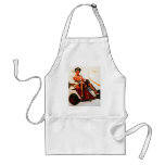 Vintage Retro Gil Elvgren Go Kart Pin Up Girl Apron
