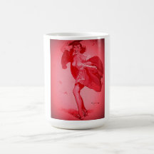 Vintage Retro Gil Elvgren Graduate Pink Pinup Girl Coffee Mugs