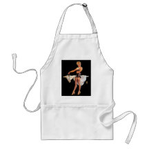 Vintage Retro Gil Elvgren Ironing Pinup Girl Aprons