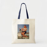 Vintage Retro Gil Elvgren Mail Box Pinup Girl Bag