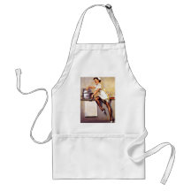 Vintage Retro Gil Elvgren Nurse Pin Up Girl Aprons