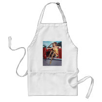 Vintage Retro Gil Elvgren Pin Up Girl Aprons