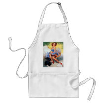 Vintage Retro Gil Elvgren Pin Up Girl Aprons