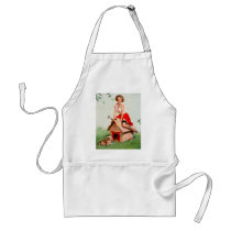 Vintage Retro Gil Elvgren Pin Up Girl Apron