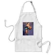 Vintage Retro Gil Elvgren Pin Up Girl Apron