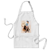 Vintage Retro Gil Elvgren Pin Up Girl Apron