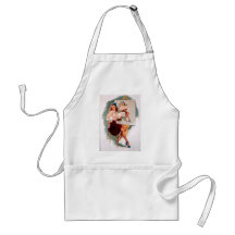 Vintage Retro Gil Elvgren Pin Up Girl Aprons