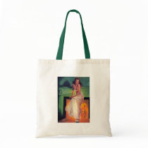 Vintage Retro Gil Elvgren Pin Up Girl Canvas Bags