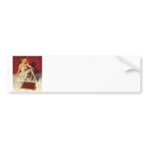 Vintage Retro Gil Elvgren Pin Up Girl Bumper Sticker