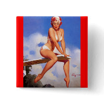 Vintage Retro Gil Elvgren Pin Up Girl