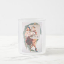 Vintage Retro Gil Elvgren Pin Up Girl Coffee Mug