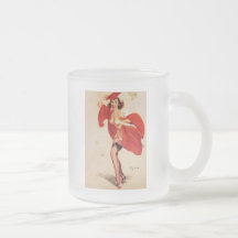 Vintage Retro Gil Elvgren Pin Up Girl Coffee Mug