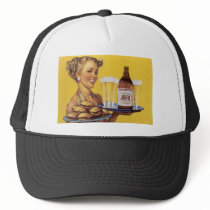 Vintage Retro Gil Elvgren Pin Up Girl Trucker Hats