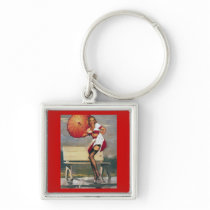 Vintage Retro Gil Elvgren Pin Up Girl Key Chains
