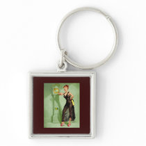 Vintage Retro Gil Elvgren Pin Up Girl Keychains