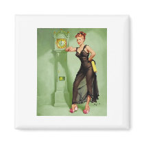 Vintage Retro Gil Elvgren Pin Up Girl Magnet