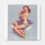 Vintage Retro Gil Elvgren Pin Up Girl Magnet