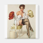 Vintage Retro Gil Elvgren Pin Up Girl Magnet